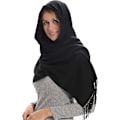 Miniatyrbilde 2 av 5: Myk Kasjmir Ullblanding Skjerf Sjal Pashmina Akryl og Sjal for Kvinner
