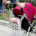 Miniatyrbilde 3 av 5: Reise Baby Pram Oppbevaringsveske Bleieflaske Organizer Barnevognkurv