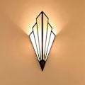 Miniatyrbillede 2 af 5: Moderne Væglampe Enkel Kreativ Væglampe til Soveværelse Gang Stue Væglampeholder E12 Fatning Art Deco Lysarmatur