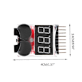 Miniatyrbillede 4 af 5: 1S-8S Batteritester, RC Batteri Alarm Buzzer Lipo Checker med LED til Lipo, Li-ION, Li-Fe Batteri Fonepro