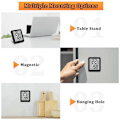Miniatyrbillede 3 af 4: (Sort) 2 stk. 4,5x5,2x1,1cm, Mini LCD Termometer Hygrometer Indendørs Hjem Termometer Egnet til Børneværelser, Ældrerum osv.