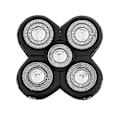 Pikkukuva 1 / 5: (noir)Tte Rasoir 5 ttes faciles Installer Rasoir lectrique Flottant Barbe Tondeuse Cheveux Pratique Universel Double Anneau Lame Rasage Remplacement