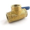 Miniatyrbilde 4 av 5: 3-veis kuleventil (L-port) serie, spak, hun (DN20 3/4\") smidd messing