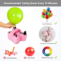 Miniatyrbillede 4 af 5: Elektrisk ballonpumpe, 3-i-1 elektrisk pumpe, luftpumpe til oppustning/tømning af badering, luftpude, fest, fødselsdag, bryllup