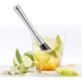 Miniatyrbillede 3 af 5: Cocktail Muddler Barværktøj i rustfrit stål til Mojitos &amp; Frugtblanding (Skridsikkert greb)