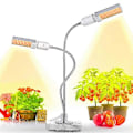 Miniatyrbild 1 av 4: Växtlampa, LED Växtlampa för Växtodling Perfekt för Inomhusväxter 2 Huvuden