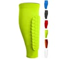 (grön S)Shin Defender BarnShindefender Kompressionsärm med Honeycomb-kuddar green S