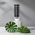 Pikkukuva 5 / 5: (Valkoinen) 3 in 1 kannettava laite, mini kahvinkeitin matkalle, itselämmittävä autokahvinkeitin USB C:llä, pieni espressokone jauhetulle kahville