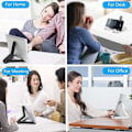 Miniatyrbillede 5 af 5: Tablet Stand til Skrivebord, Justerbar Bærbar Tablet Holder til iPad Samsung Galaxy og Kindle Fire Tablets, Telefonholder til Skrivebord til iPhone 13 12 1