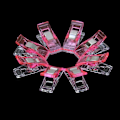 Miniatyrbild 3 av 5: Rosa clips, en storlek, 50 stycken