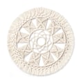 Miniatyrbild 1 av 4: 15-tums Makramé Väggbonad Krans - Boho Mandala Tapestry för Heminredning