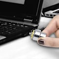 Miniatyrbild 3 av 5: Låskabel för Laptop, Säkerhetshårdvara, Stöldskydd för Enheter