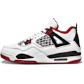 Miniatyrbilde 2 av 5: (A4rød Hvit 8.5 UK) Bebetter Herre Air 4 Retro Klassiske Skatesko - Svarte Fitness Treningssko for Basketball Casual Sneakers 8.5 UK