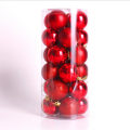 Miniatyrbild 1 av 2: Julgranskulor för dekoration, 24 st red 3cm24 Pcs
