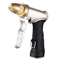 Miniatyrbillede 1 af 5: Haveslange Sprøjtepistol med Messingdyse, Højtryks Sprøjtedyse til Bil- og Kæledyrsvask, Plæne og Have/Fortovsvanding