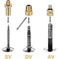 Miniatyrbilde 2 av 5: Sykkelpumpeadapter Sykkelventiladapter (DV/AV/SV) Sykkelpumpeadapter Kompressor Ballpumpe Nåladapter Sykkelpumpe Fotpumpe Luftpumpe