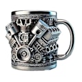 Miniatyrbild 1 av 4: (V8) Rostfri mugg, V8/V6 motorer design rostfri kopp, roliga tåliga stilrena kaffekoppar, lämplig som present till pojkvän eller pappa