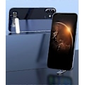 Miniatyrbilde 3 av 5: Svart Universal Mini Størrelse Aluminium Bærbar Sammenleggbar Skrivebordsstativ Holder Mobiltelefonstativ Sammenleggbar Telefon Skrivebordsholder