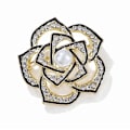 Miniatyrbild 1 av 5: Kamelia Blombrosch för Kvinnor - Pärl- & Strass-emaljsmycken för Modeaccessoarer