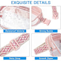 Miniatyrbild 4 av 5: Stadiongodkänd Genomskinlig Magväska - Transparent Crossbody-väska för Evenemangssäkerhet