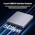 Miniatyrbilde 4 av 5: USB C Hub 7-i-1 Dockingstasjon for iMac 2021 iMac Tilbehør