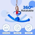 Miniatyrbild 3 av 5: 2025 Senaste Modell 360 Spin Handtag: Kids Slackline