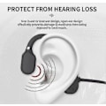 Pikkukuva 3 / 5: (musta) Luujohtokuulokkeet Bluetooth 5.0 Langattomat Kuulokkeet Vedenpitävä Urheilukuuloke Mikillä Treeneihin Juoksuun Ajoon