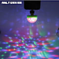 Miniatyrbild 2 av 3: Mini rotating disco light USB magic ball light RBG LED green