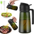 470 ml oljesprayflaska, 2 i 1 oljedispenser och oljespruta