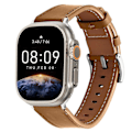 Pikkukuva 2 / 4: (Camel) Aitoa nahkaa oleva kellon ranneke Apple Watch Ultra 2 Ultra 49mm/ 9 8 7 45mm/ 6 5 4 SE(2023/2022) SE 44mm/ 3 2 1 42mm -kelloille