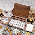 Miniatyrbillede 3 af 5: Raffineret Håndlavet Træpalette, et Ideelt Valg for Kunstnere
