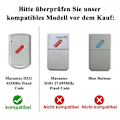 Pikkukuva 3 / 5: Autotallin oven avaajan kaukosäädin Marantec 433MHz käsikäyttöiselle lähettimelle Digital 382, 302, 384, 30