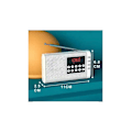 Miniatyrbillede 3 af 4: 138 Radio Senior Special High-End Bærbar Oplader Multi-Funktions Plug-In Kort FM Radio Rød