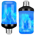 Miniatyrbilde 1 av 5: Juledekorasjoner LED Flammepære, Oppgradert 3 Moduser Ildpærer E26 Sokkel Flammende Lyspærer til Jul (2 Pakning)
