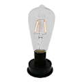 Miniatyrbilde 1 av 5: 1 stk. Solar LED Wolfram Filament Pære 2800K Automatiske Lyssensorer Gjerde Nattlys for Hagelampe (8.5cm)