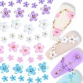Miniatyrbild 5 av 5: 3D Blommor Nageldekorationer för Akrylnaglar, 6 Fack 3D Nagelblommor Strass Körsbärsblom
