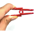 Miniatyrbillede 4 af 5: 16 stk. PVC-belagte stål chip clips til madpakker og chipsposer 2 tommer