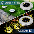 Miniatyrbild 2 av 5: Speed 12 x LED solcellslampa infälld golvspotlight