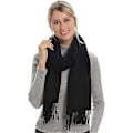 Miniatyrbilde 3 av 5: Myk Kasjmir Ullblanding Skjerf Sjal Pashmina Akryl og Sjal for Kvinner