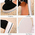 Miniatyrbillede 4 af 5: (Blå US 5) Dame Tassel Læder Lukket Tå Platform Sandaler Justerbar Ankelrem Spænde Anti Slip Komfortabel