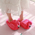 Miniatyrbild 2 av 5: Flamingotofflor damer Plysch djurtofflor