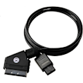 Miniatyrbilde 1 av 2: RGB-kabel (SCART) for Gamecube og SNES (Super Nintendo) N64 (Nintendo 64)
