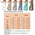 Miniatyrbillede 2 af 3: Kvinnor vida ben jumpsuits Bohemian långbyxor Apricot XL