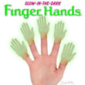 Miniatyrbild 3 av 4: Vänster och höger Five Finger Open Palm Finger Puppet Small Hand