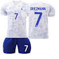 Miniatyrbillede 1 af 2: 22 VM Frankrig trøje udekamp nr. 7 Griezmann #16