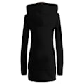 Miniatyrbild 3 av 6: Vinter Kvinnor Hooded Thickened Plus Fleece Leopard weater Jacka Black S