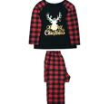 Matchande set för familj julpyjamas Mom L