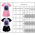 Pikkukuva 3 / 3: Pojat Tytöt Halloween Casual lyhythihainen T-paita shortsit setti black 150cm