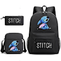 Miniatyrbild 1 av 2: Lilo & Stitch Ryggsäck Set skolväska. . - Perfekt svart 1 1