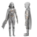 Miniatyrbilde 3 av 5: Moon Knight Cosplay-kostyme Marvel Moonlight Jumpsuit-drakt #2 4-5 Years
